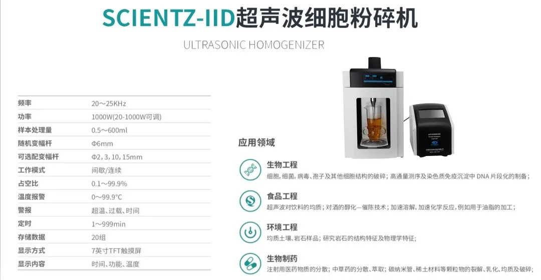 超声细胞破碎仪性能 超声细胞破碎仪性能