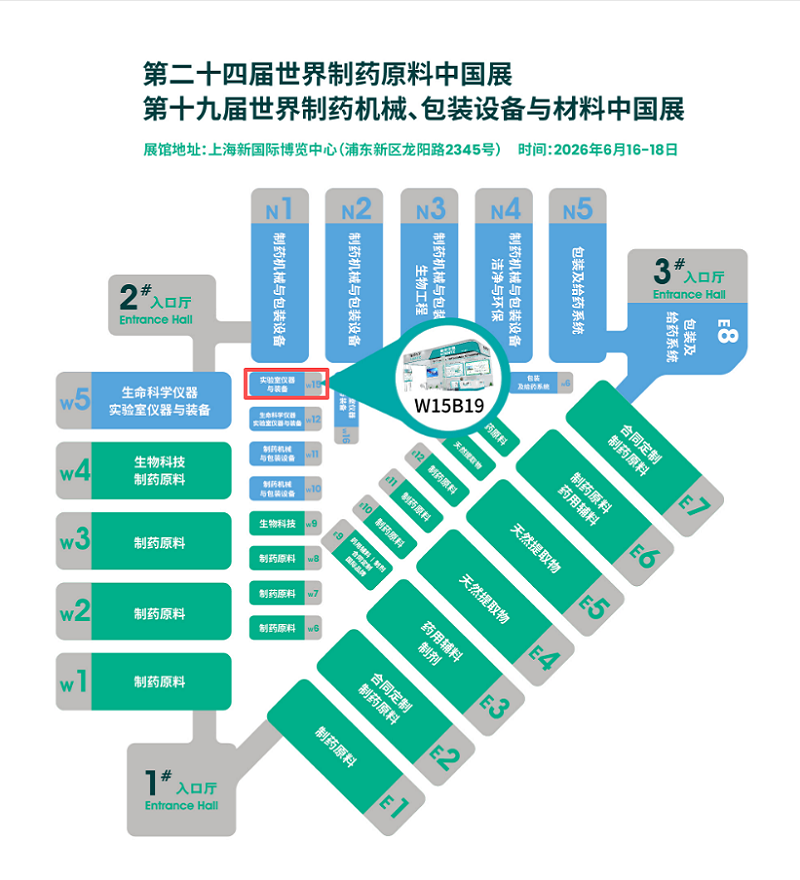 制药展位图