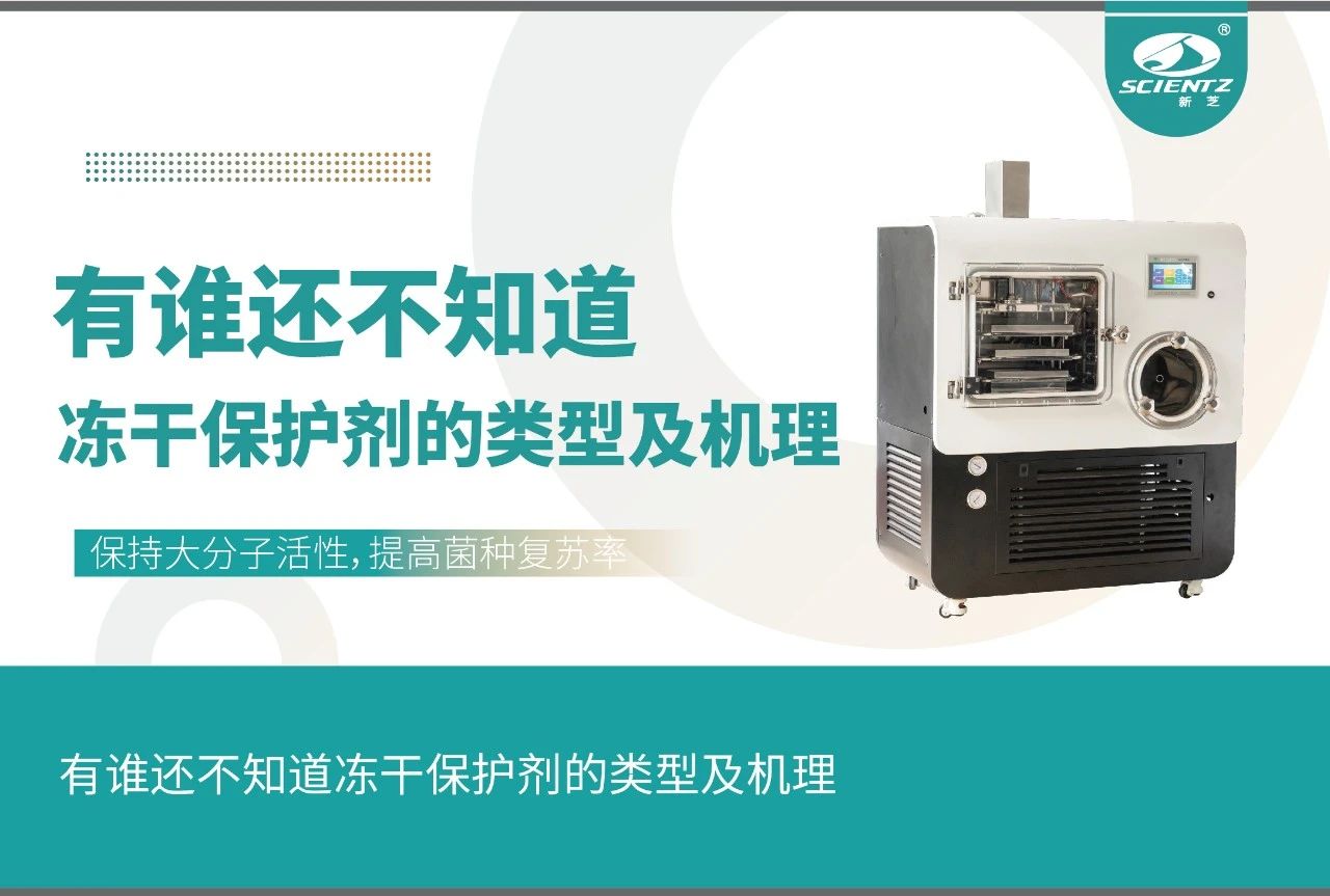 有谁还不知道冻干保护剂的类型及机理